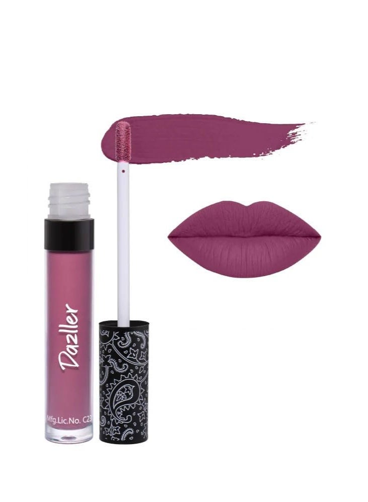 Dazller All Day Quick-Dry Lipcolour, Ultra-Matte, Smudge-Proof, Moisturising with Kokum Butter, KIM QDLC039 QDLC039 - Image 1